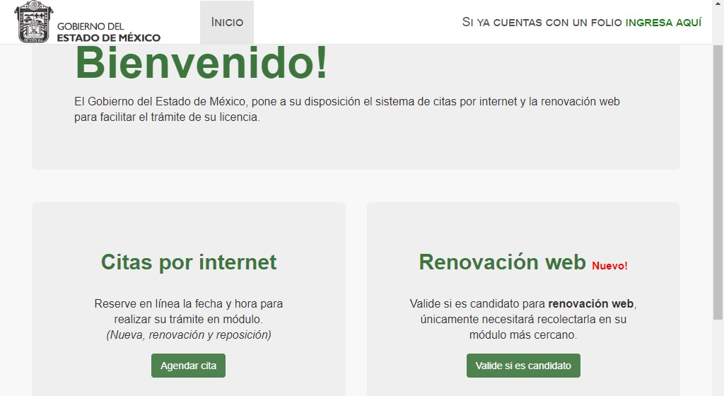 Tramita tu licencia de conducir programando una cita