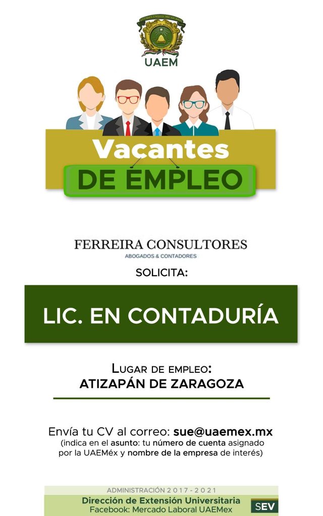 UAEMex ofrece nuevas vacantes de empleo