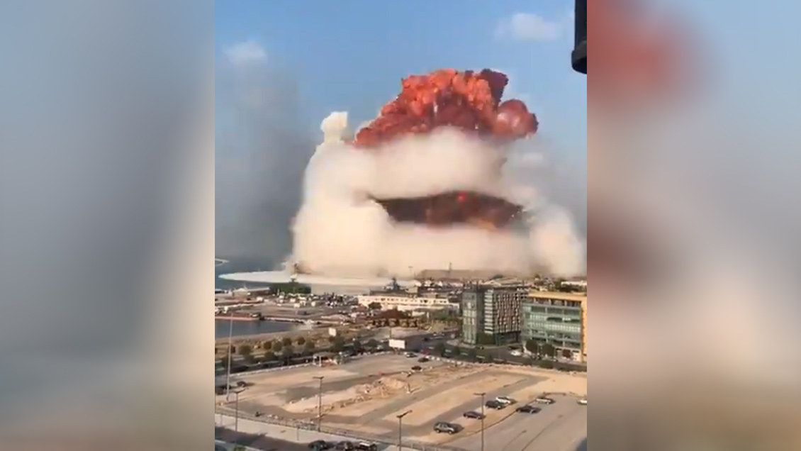 Mega explosión Beirut, Libano