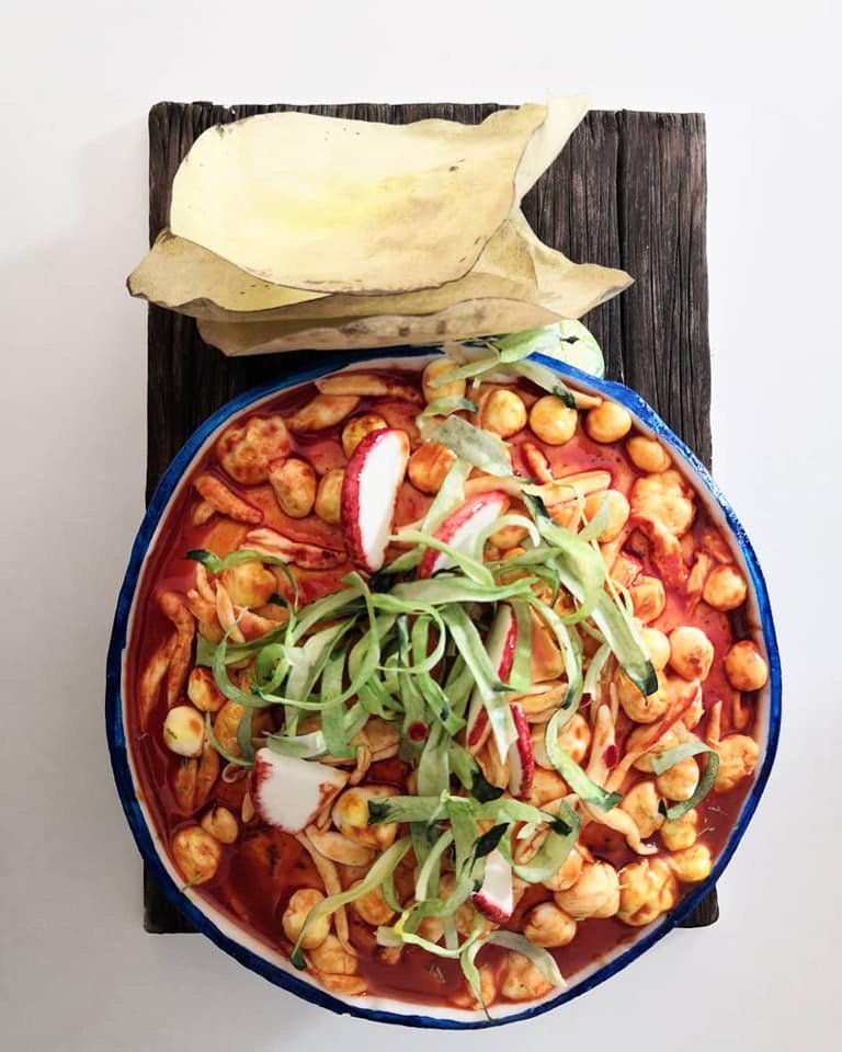 Conoce los pasteles de taco al pastor, esquites y pozole