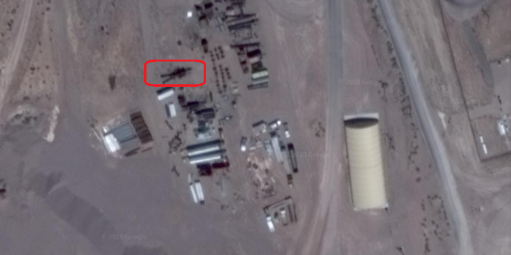 Hallan sombra de supuesto robot gigante en área 51 con Google Earth
