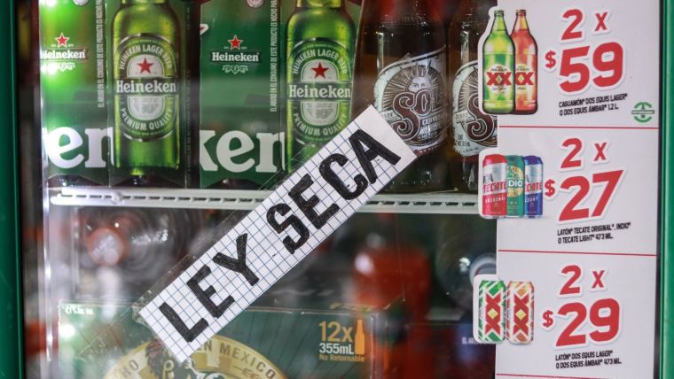 Habra ley seca el 15 y 16 de septiembre en Edomex