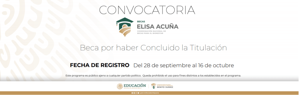 Si te acabas de titular, esta Beca Elisa Acuña te entrega 4 mil pesos