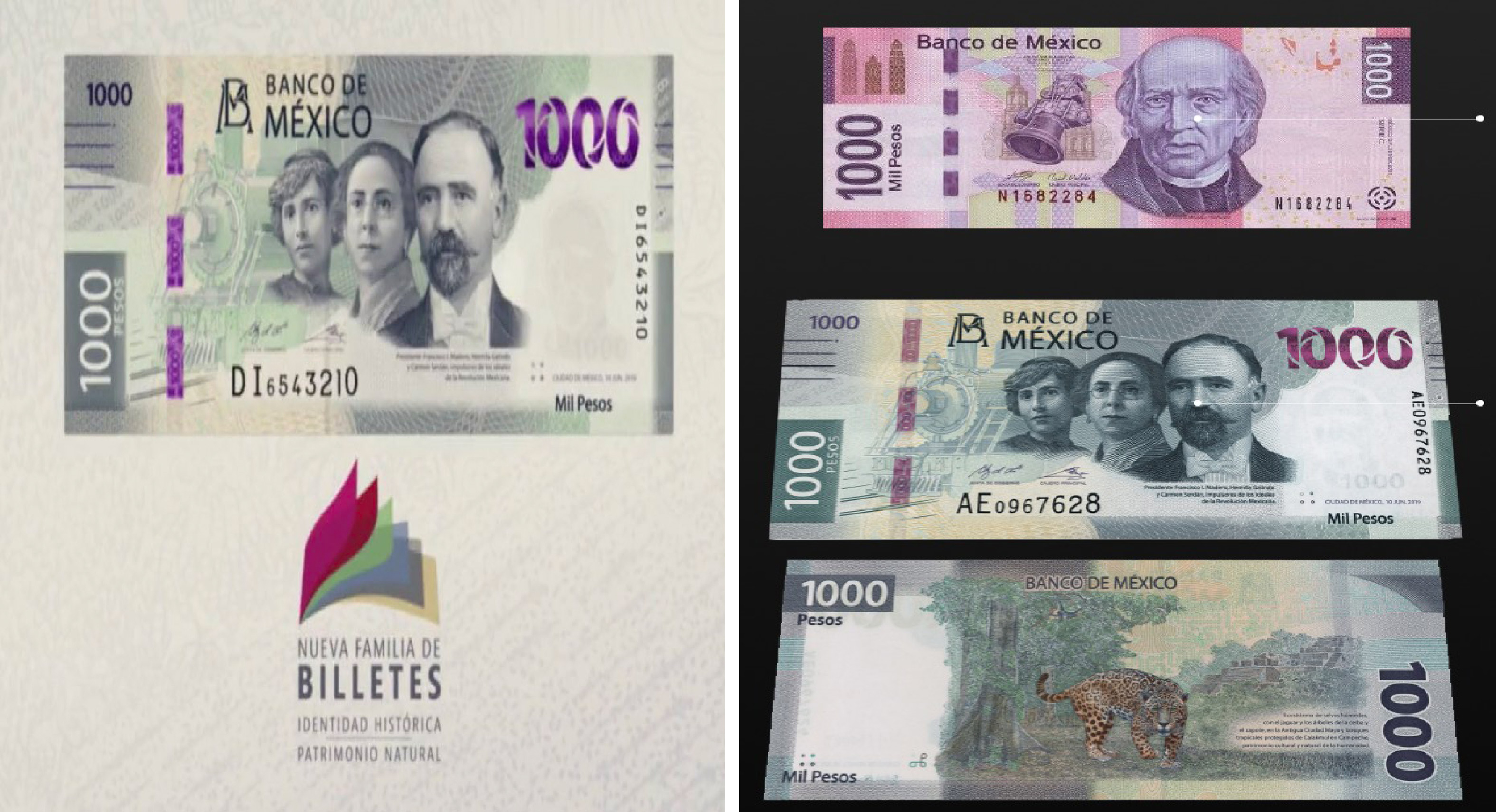 Este es el nuevo billete de 1000 pesos VIDEO