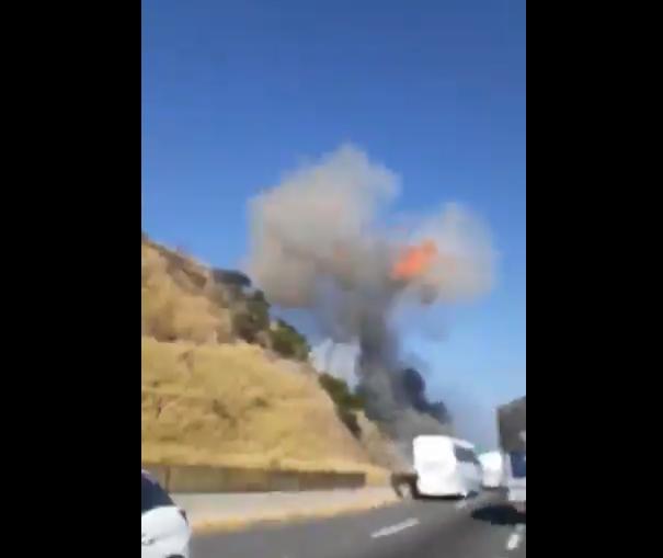 (Video) Así fue la explosión de la pipa de gas en la Tepic-Guadalajara