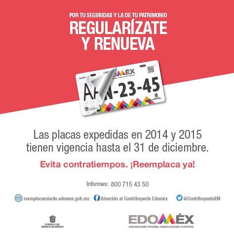 Placas 2014 y 2015 podrían recibir sanciones