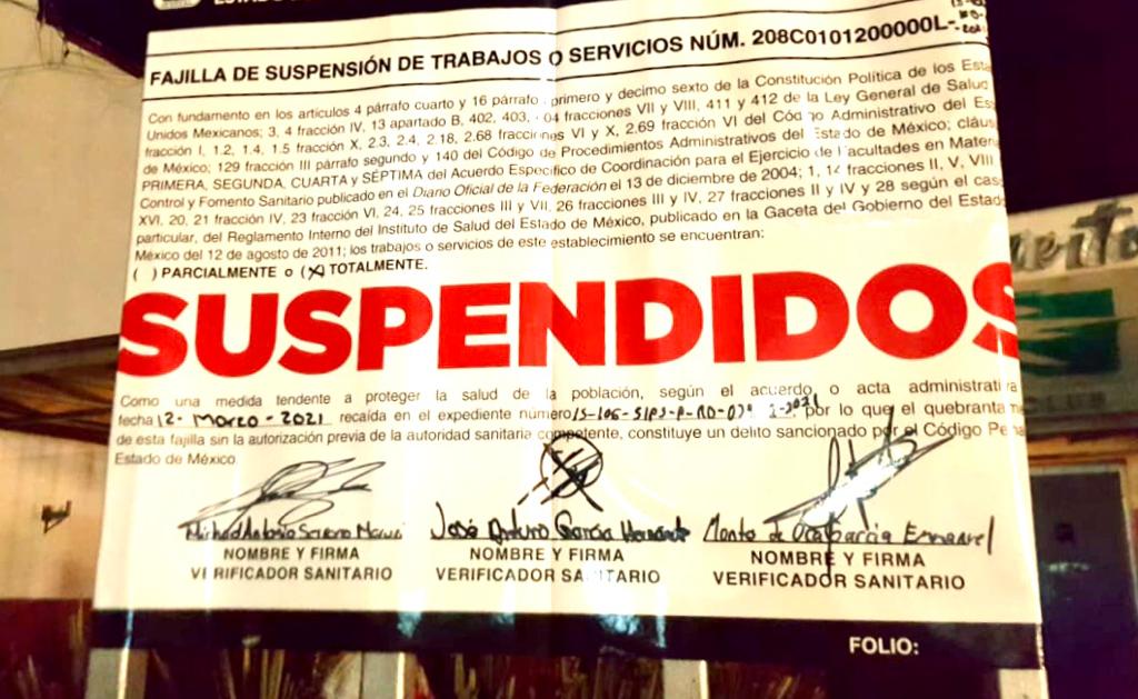 Durante la contingencia sanitaria por COVID-19, la Coprisem ha suspendido 211 establecimientos de venta de bebidas alcohólicas
