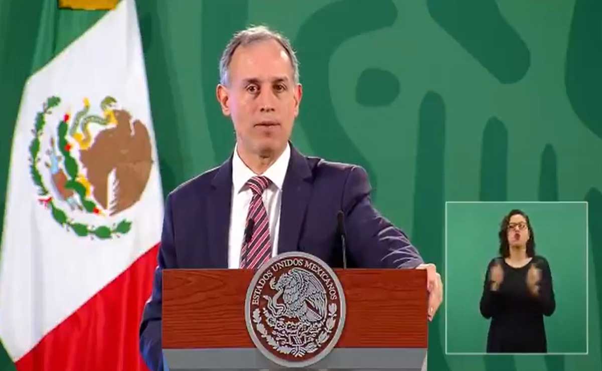 Hugo López-Gatell en la mañanera.
