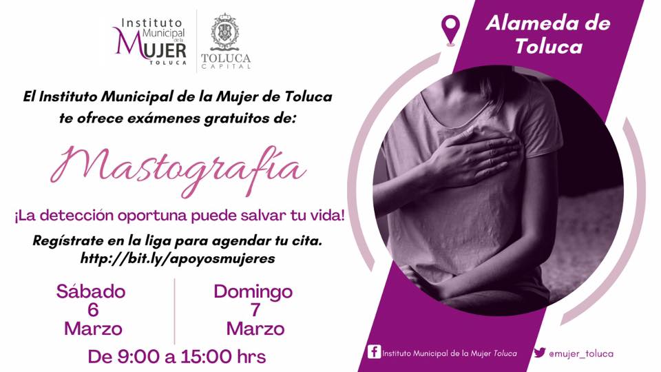 Por su parte, la titular del Instituto Municipal de la Mujer, María de Lourdes Medina Ortega, explicó la importancia de la mastografía.