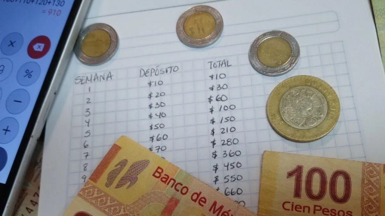 Si eres constante y estás comprometido al cien por ciento con el reto, al final de las 52 semanas habrás logrado ahorrar un total de 13 mil 780 pesos.