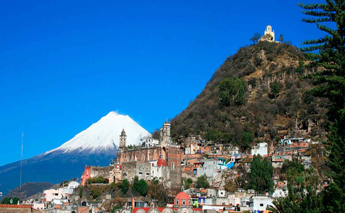 Pueblo de Atlixco en Puebla.