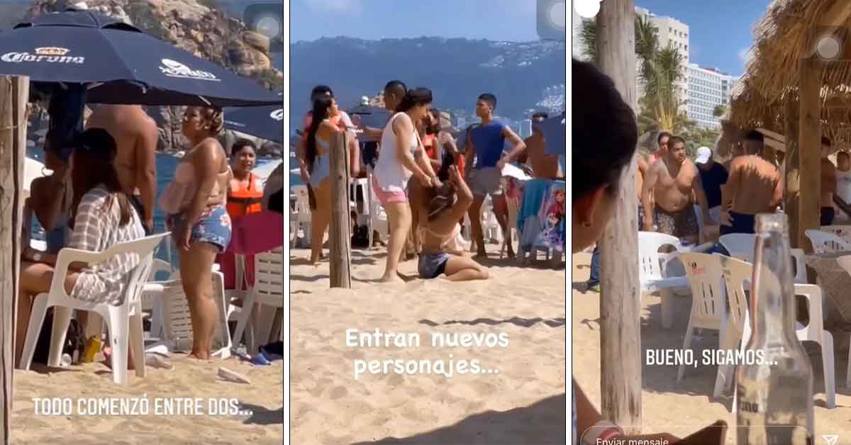 Pelea campal Video viral se arma riña por una chancla