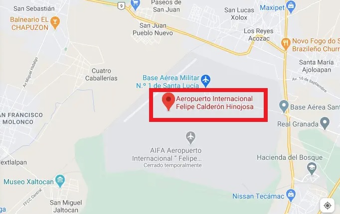 cambian el nombre al Aeropuerto Felipe Angeles