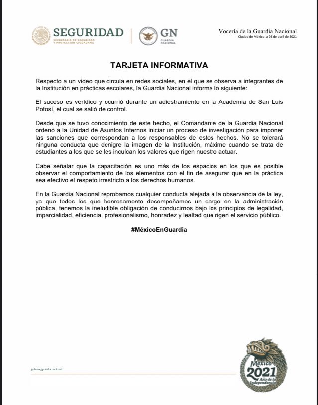 Pelea Campal entre elementos de la Guardia Nacional en Academia de San Luis Potosí, tAR