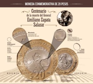 mira el video de la nueva moneda conmemorativa de la muerte del caudillo del sur, emiliano zapata salazar que ha lanzado banxico