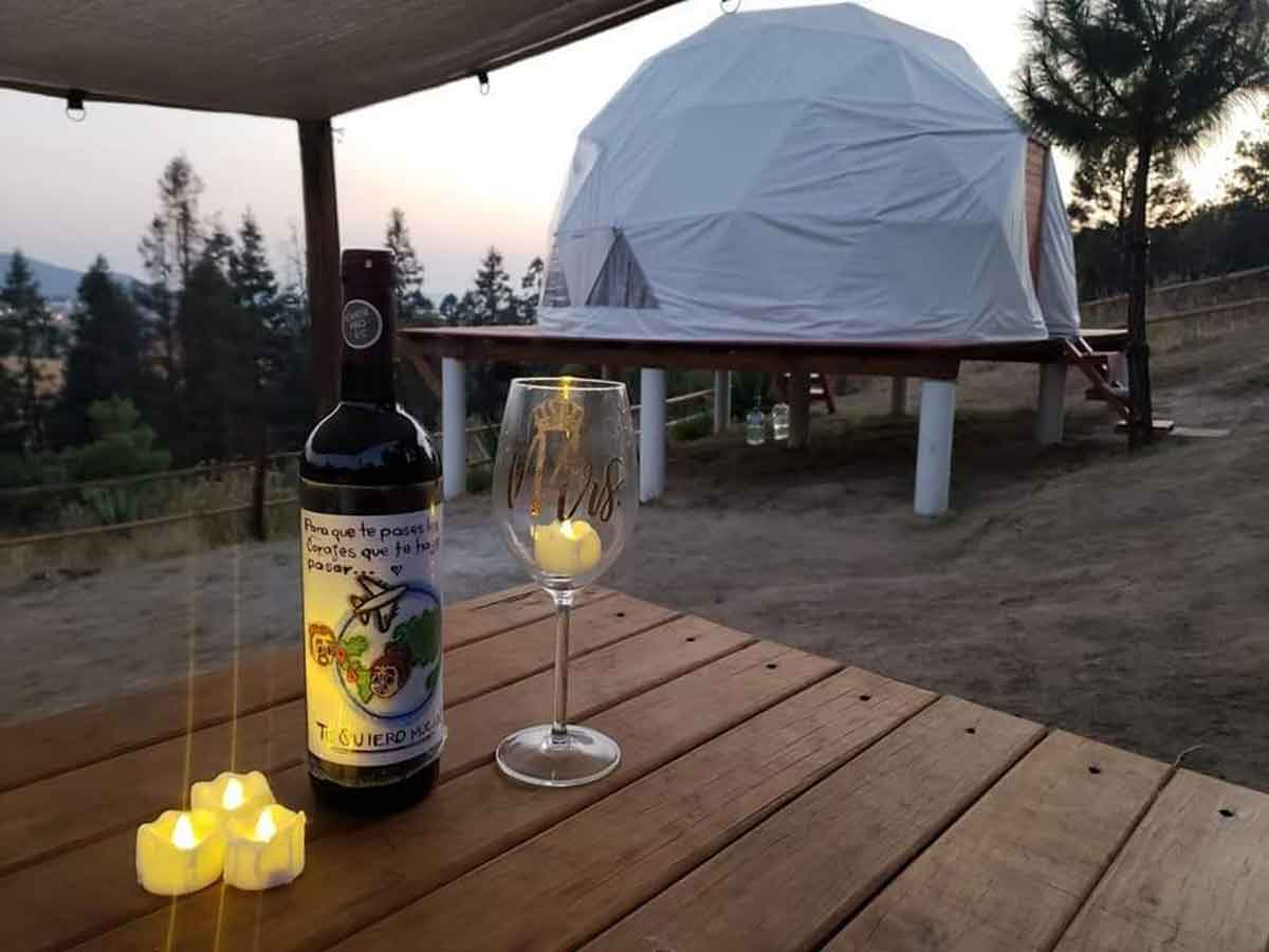 Campamento Dëni: Carpa Glamping.