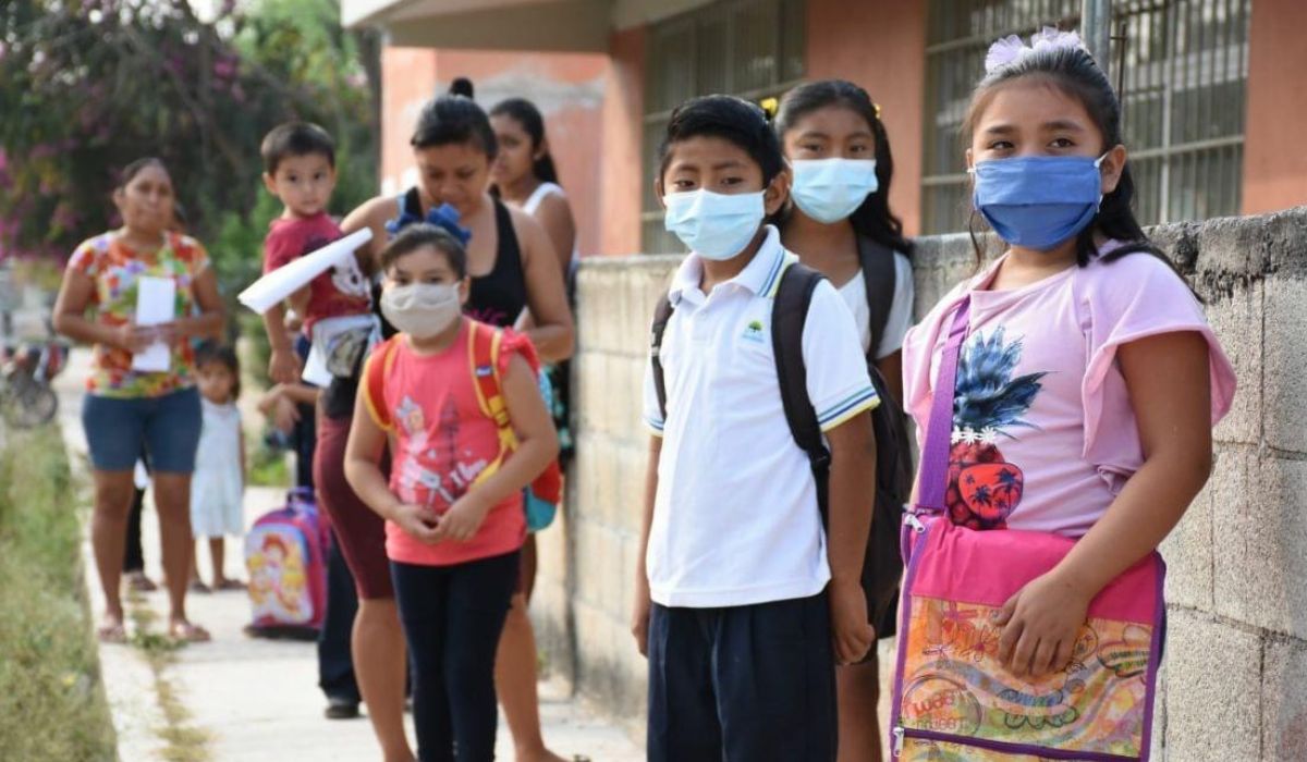 Niños formados para ingresar a las aulas