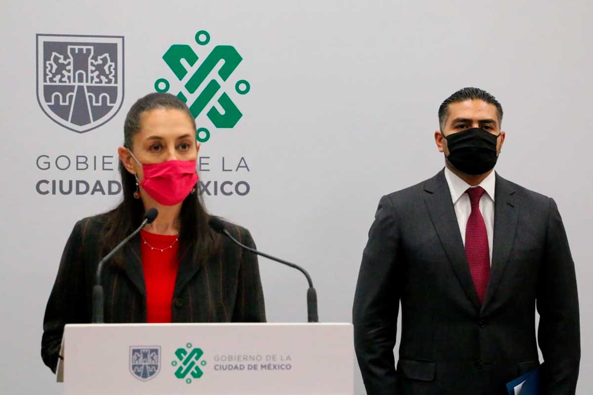 La jefa de gobierno de la CDMX dio el anuncio de la detención de 14 uniformados