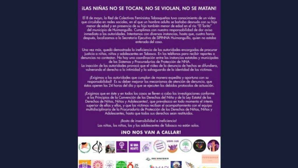 Hasta después de cuatro horas localizamos a la Secretaria Ejecutiva del Sistema Nacional de Protección Integral de Niñas, Niños y Adolescentes, quien no estaba enterada del caso
