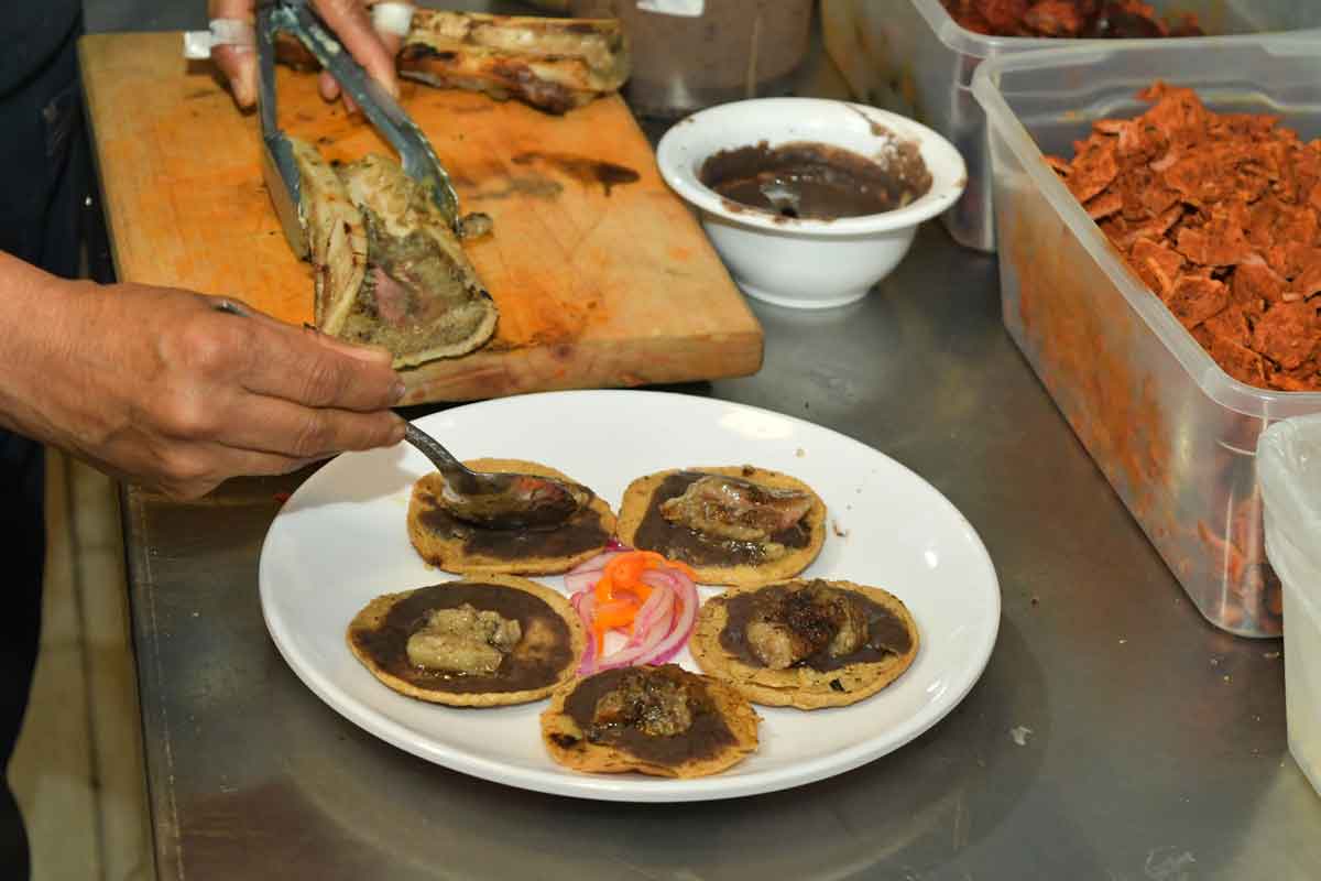 Comida típica de Oaxaca.