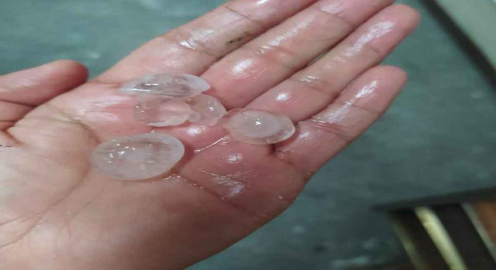 Clima toluca presencia un caída de inmensos granizos