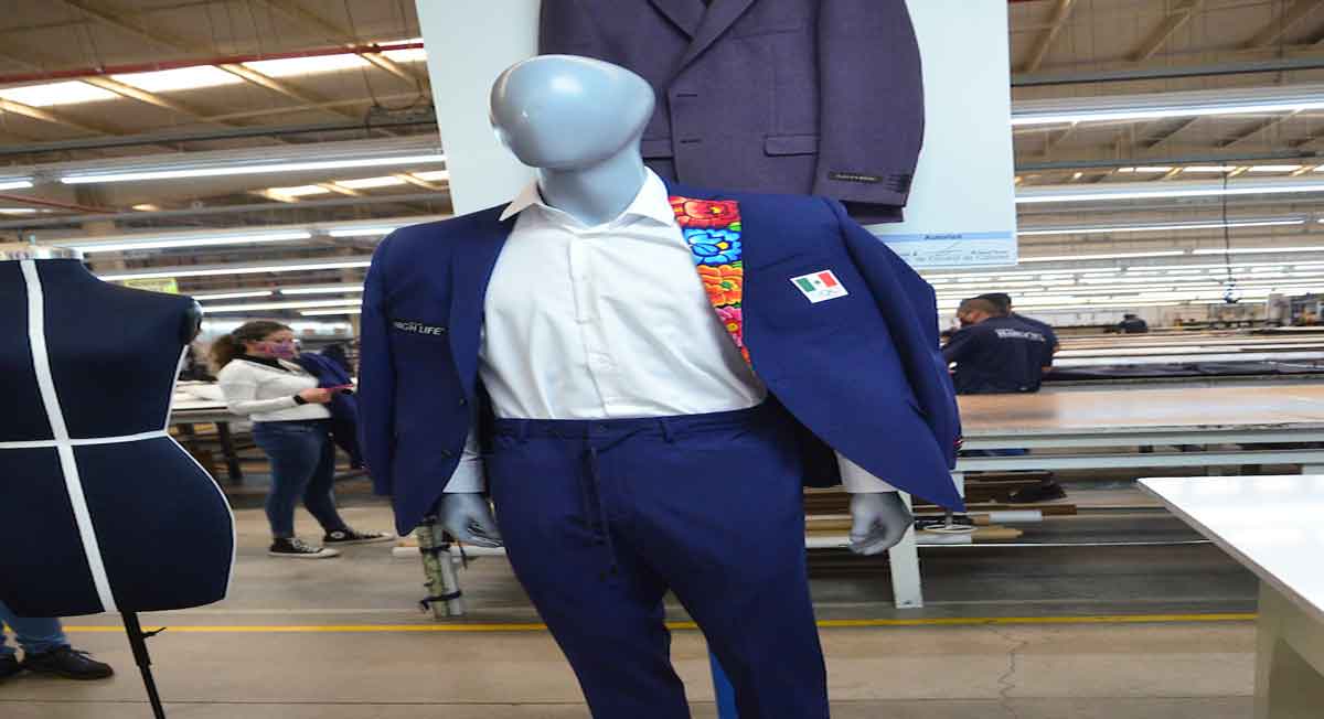 traje de gala para juegos olimpicos tokio 2021 es elaborado en el estado de méxico