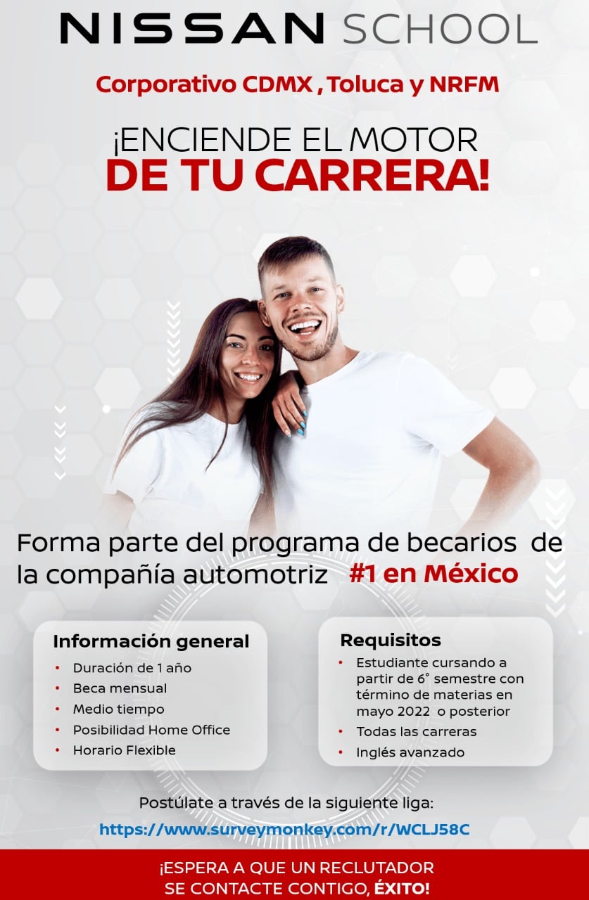 convocatoria oferta de trabajo en nissan school