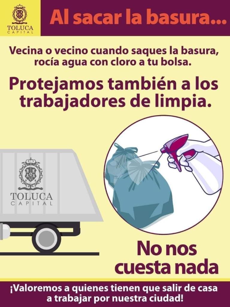 asi debes tirar la basura de un paciente con covid