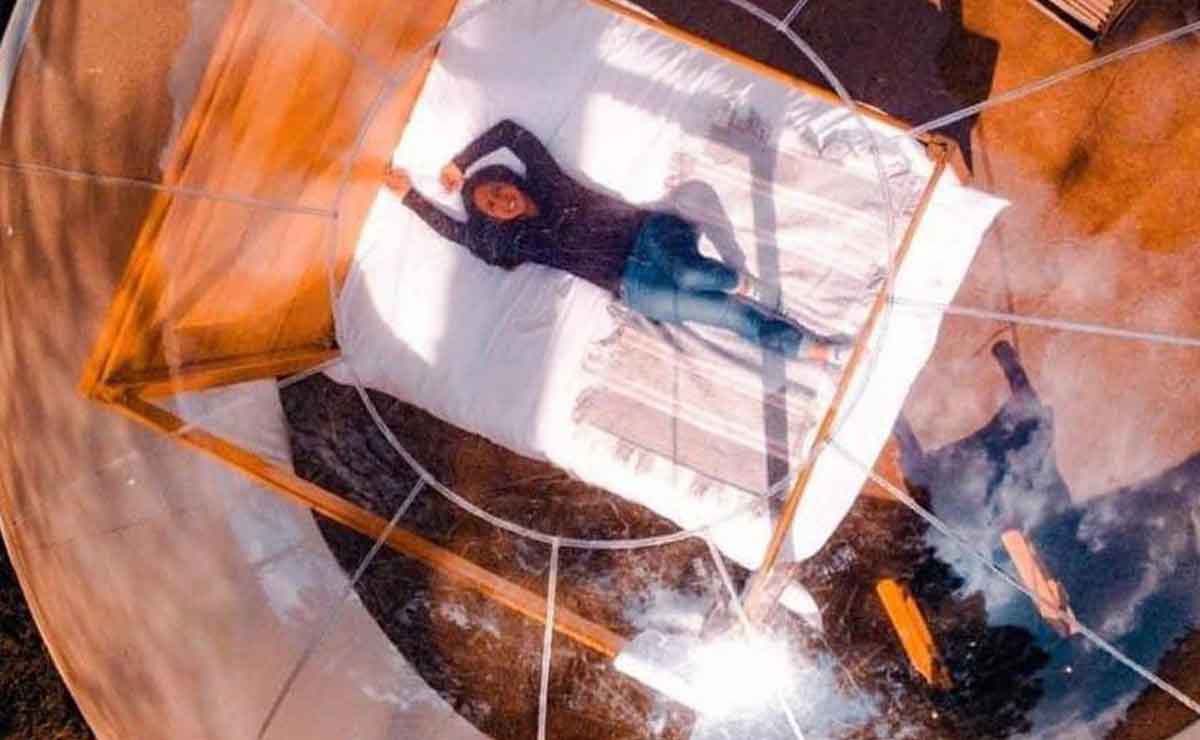 Conoce el hotel burbuja para parejas CDMX.