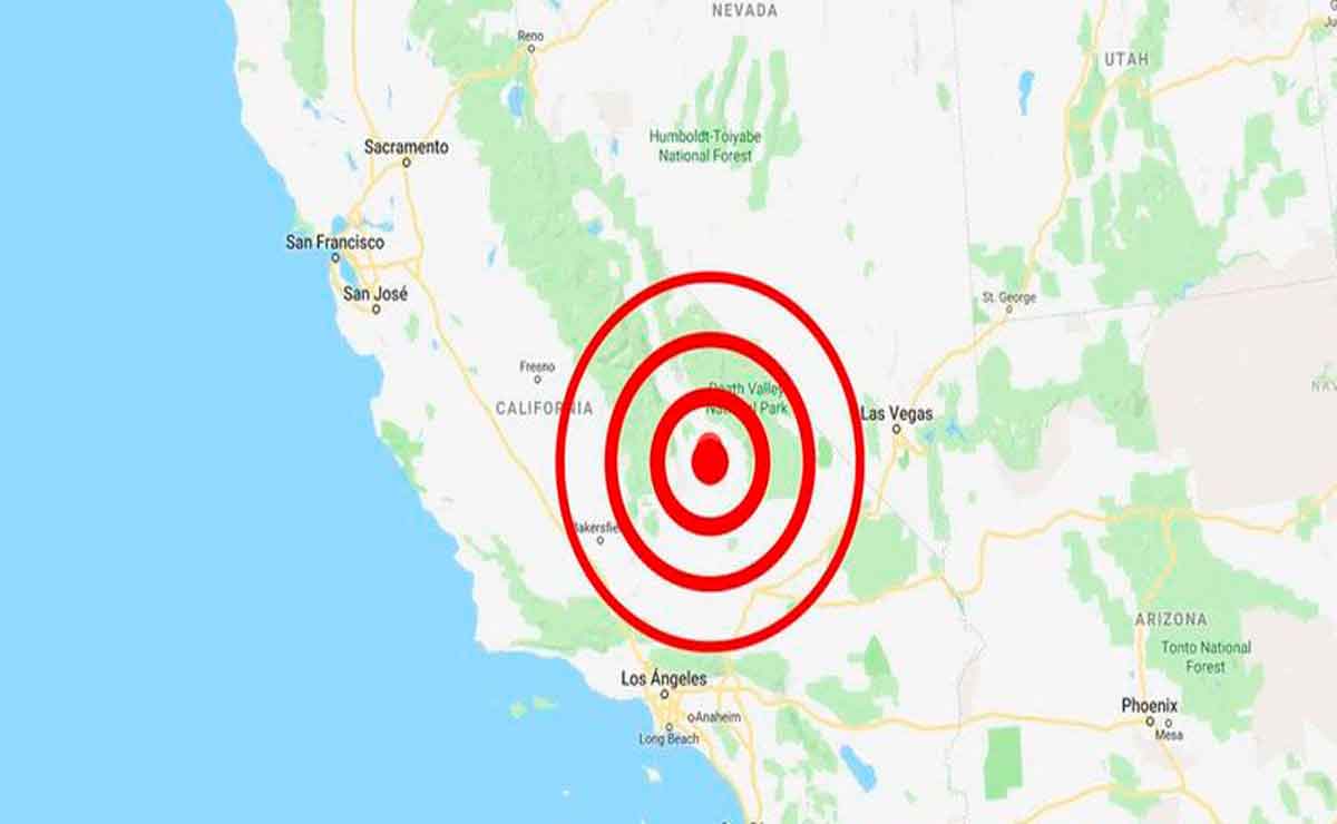 Se registra fuerte sismo en California.