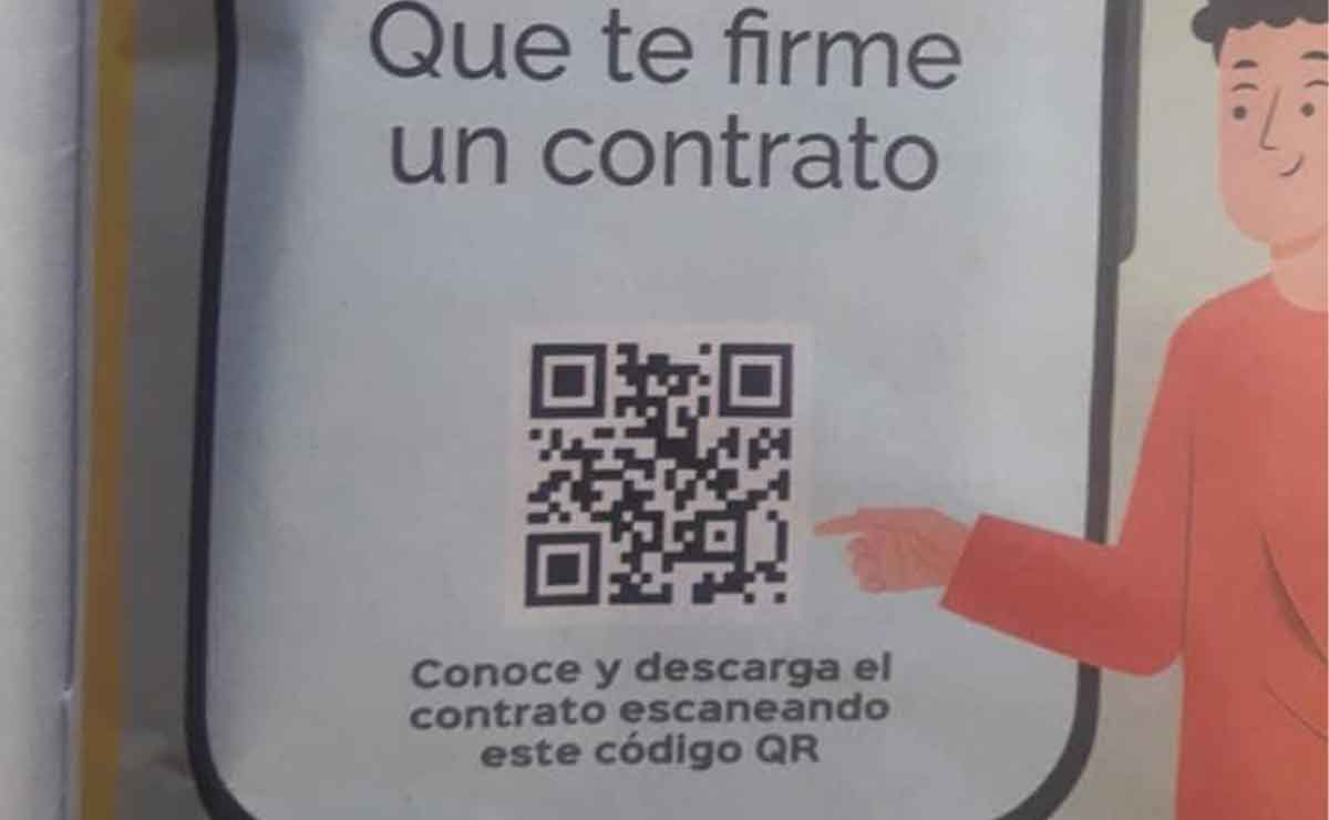 Código QR para descargar contrato para niños que quieran usar el celular.