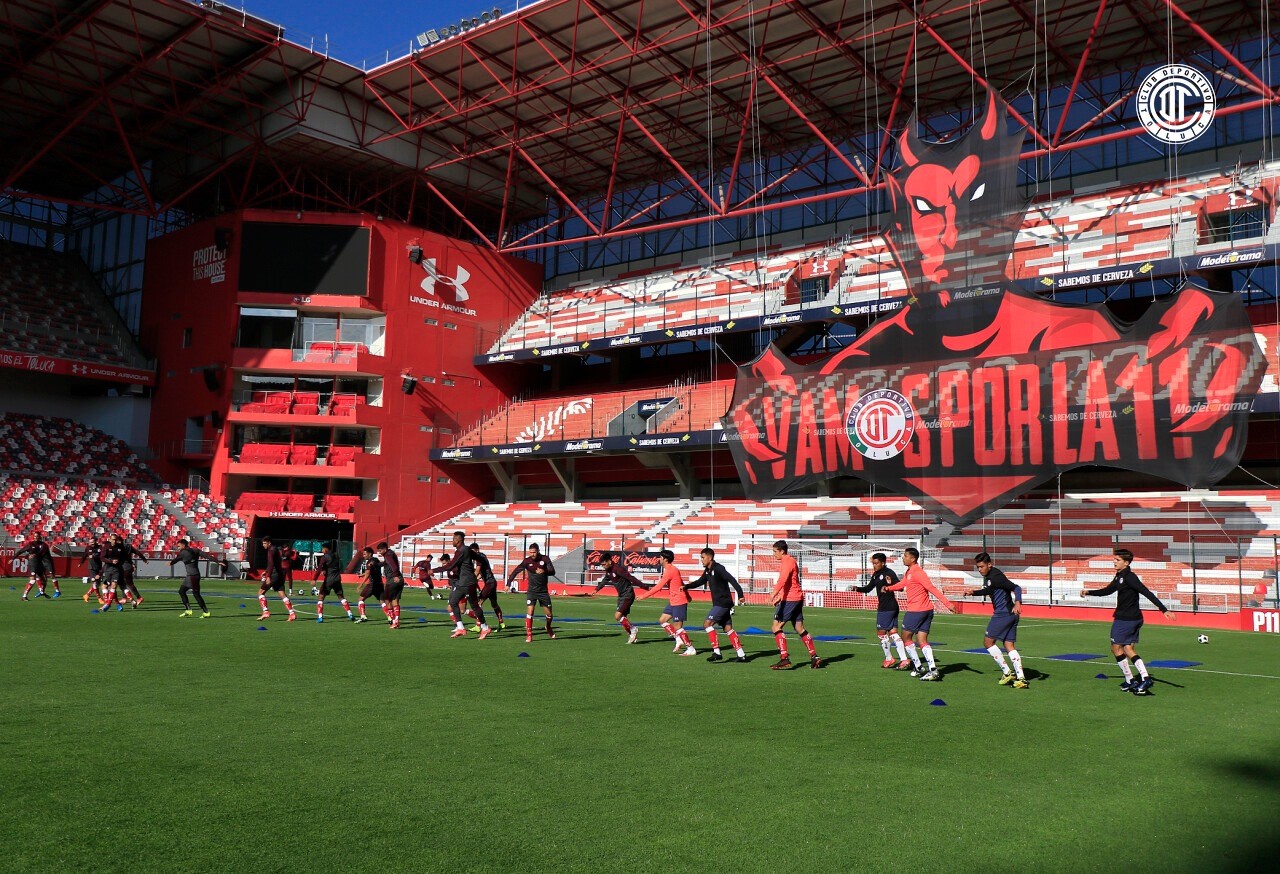 Toluca FC anuncia el porcentaje de aficionados que ingresarán al infierno