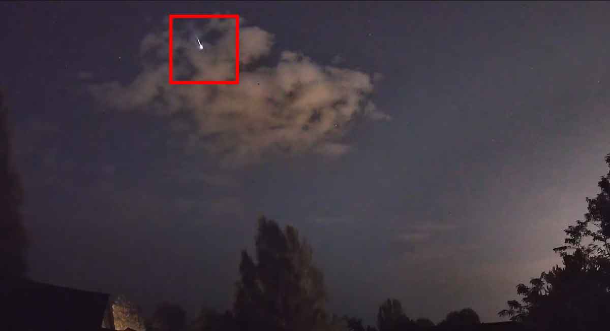 extraño fenómeno de bola de fuego cae a la tierra y se vuelve viral