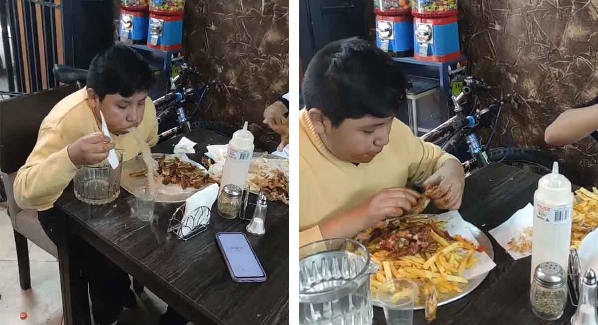 así fue como vomitó el joven en video viral de facebook