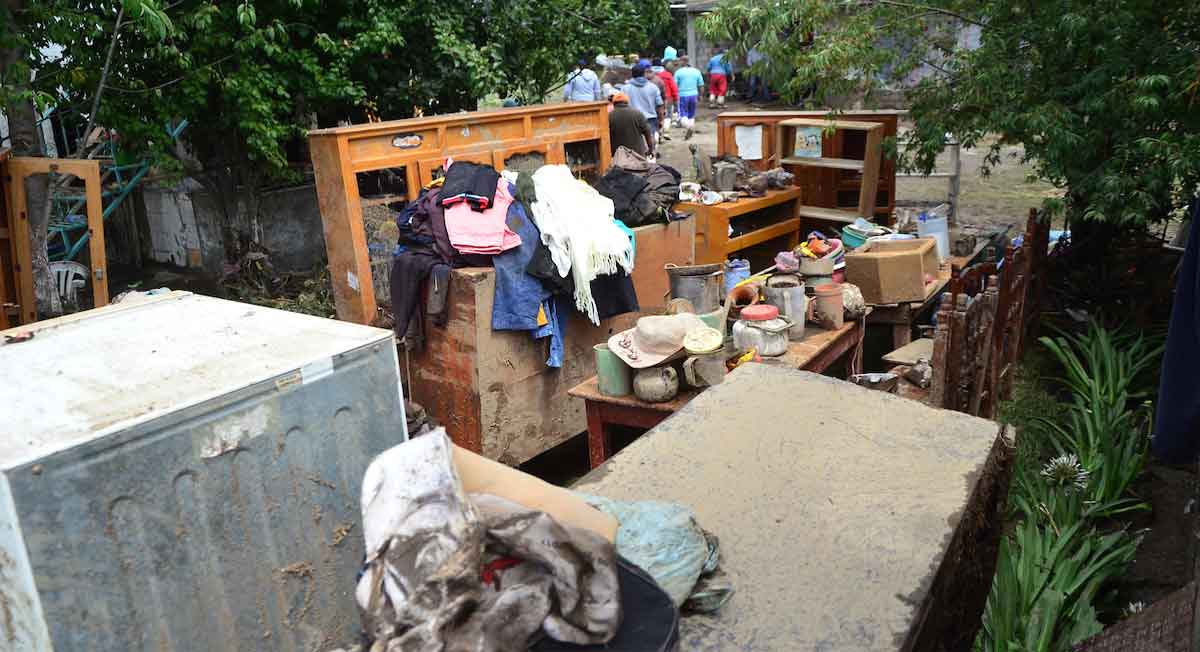 zinacantepec noticias, afectaciones del desbordamiento del río