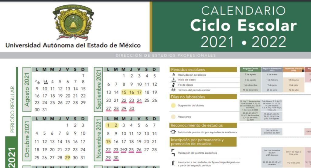 Calendario Escolar 2023 Uaem - Image to u