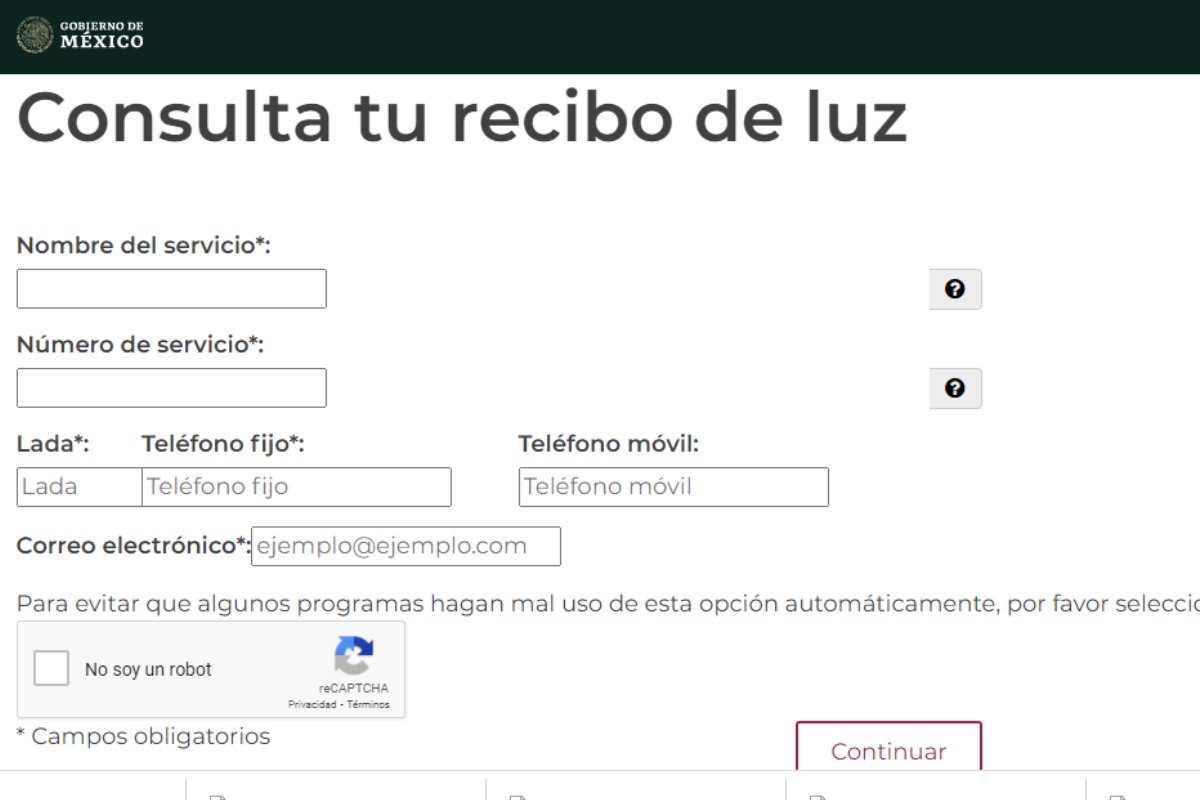 ¿Cómo descargar e imprimir mi recibo de CFE desde casa?
