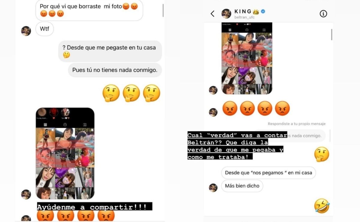 la modelo conocida como @laprincesasayajin puso en evidencia al peleador de artes marciales mixtas