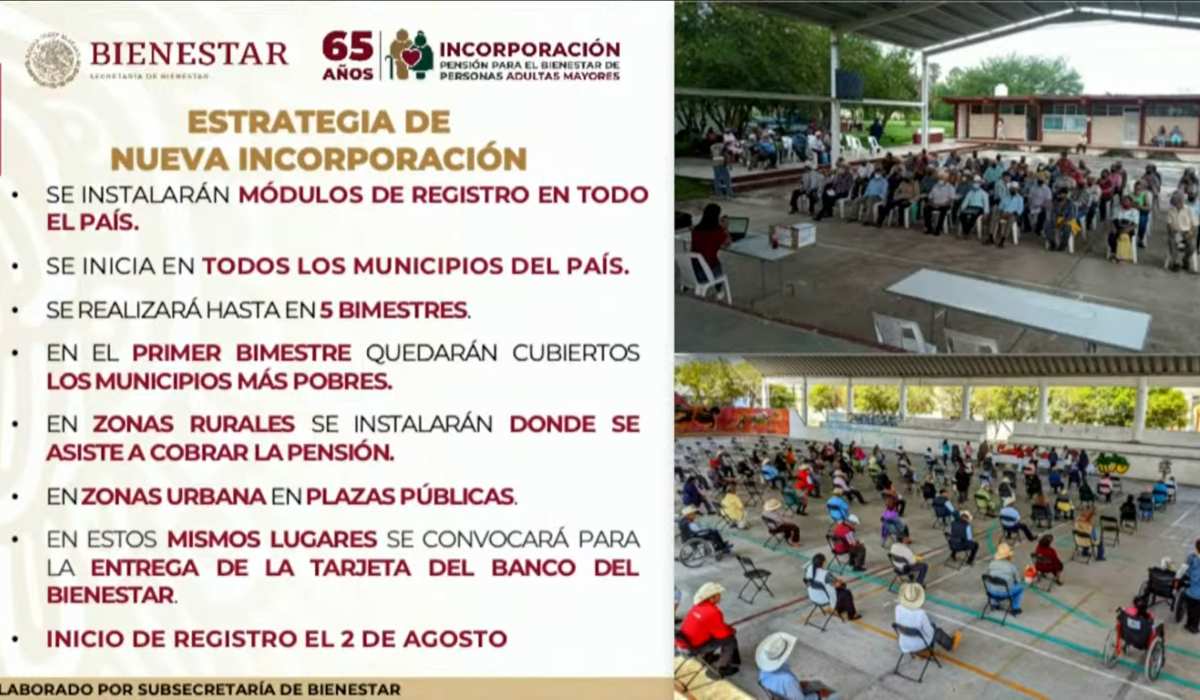 Pensión del Bienestar 2021: Fecha de registro para nuevos beneficiarios